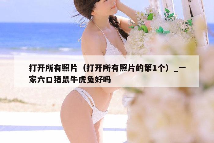 打开所有照片（打开所有照片的第1个）_新澳门六开彩资料大全网址